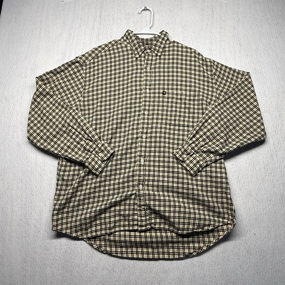 Ralph Lauren Other - Vintage Ralph Lauren Mens L Flannel Yellow Plaid  Button Down Shirt Long Sleeve